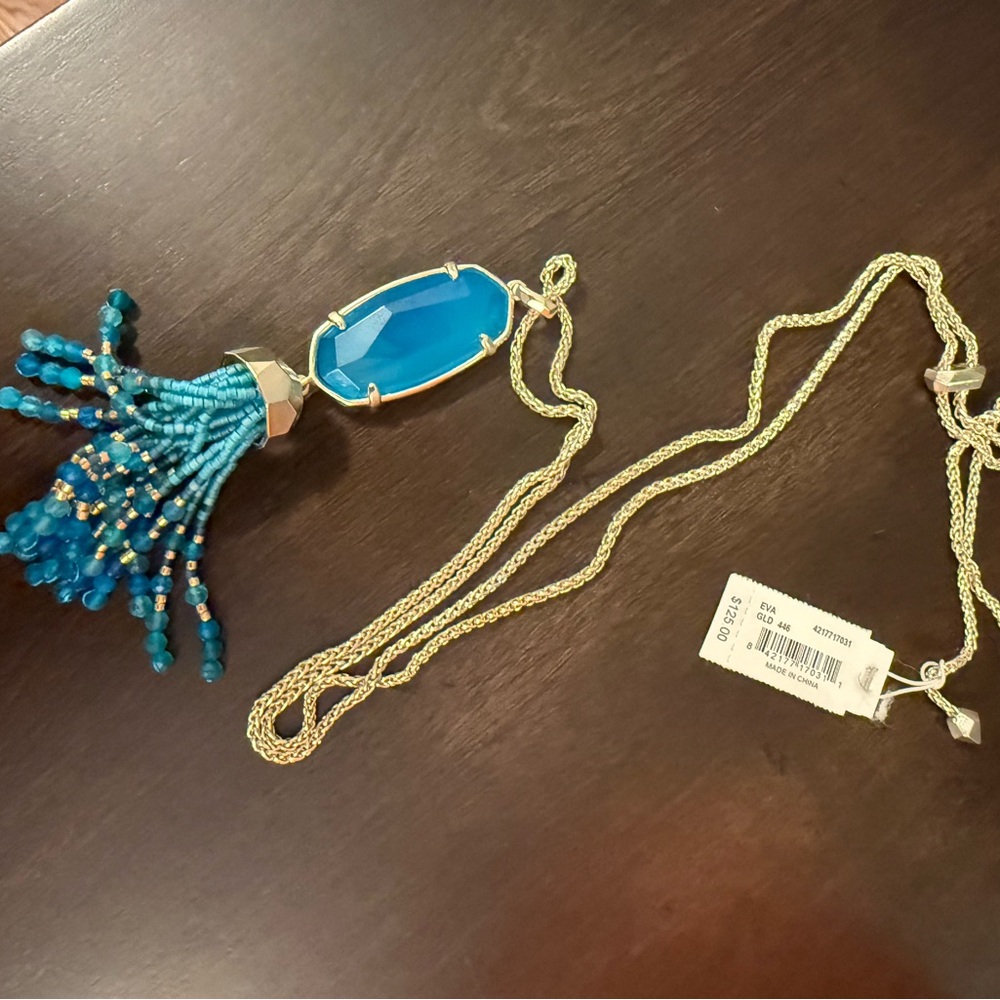 Kendra Scott Gold and Silver Geometric Necklace- new